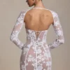Vestido corto corsé con detalles de encaje Andreia en blanco Vestido corto corsé con detalles de encaje Andreia en blanco