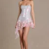 Vestido corto de tul con adornos Colette en rosa bebé Vestido corto de tul con adornos Colette en rosa bebé