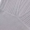 Vestido corto sin espalda con mangas de murciélago Amanita en plateado