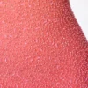 Vestido corto sin tirantes con adornos Basel en rojo y naranja degradado