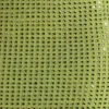 Vestido largo bandeau con aberturas y adornos Alamea en verde pera