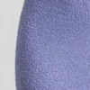 Vestido largo con cuello vuelto y adornos Monte Carlo en azul claro