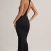 Vestido largo con espalda nadadora Imelda Modal en negro
