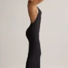 Vestido largo con espalda nadadora Imelda Modal en negro
