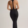 Vestido largo con espalda nadadora Imelda Modal en negro