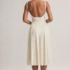Vestido midi A-line Aireen de modal con estampado floral